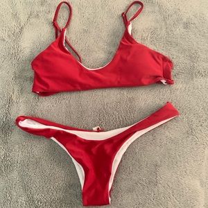 Small red bikini